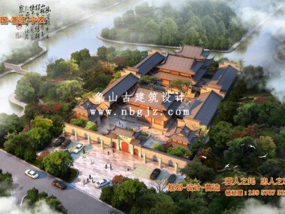 泰顺天福寺重建规划效果图